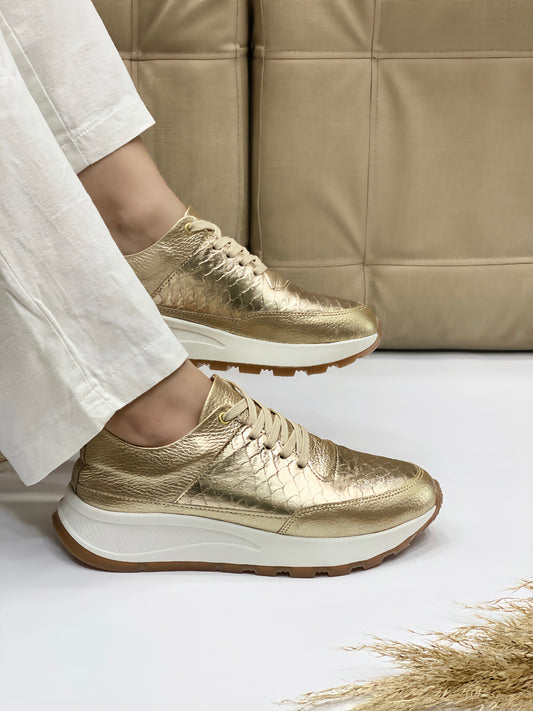 Sneakers Sirena en Cuero