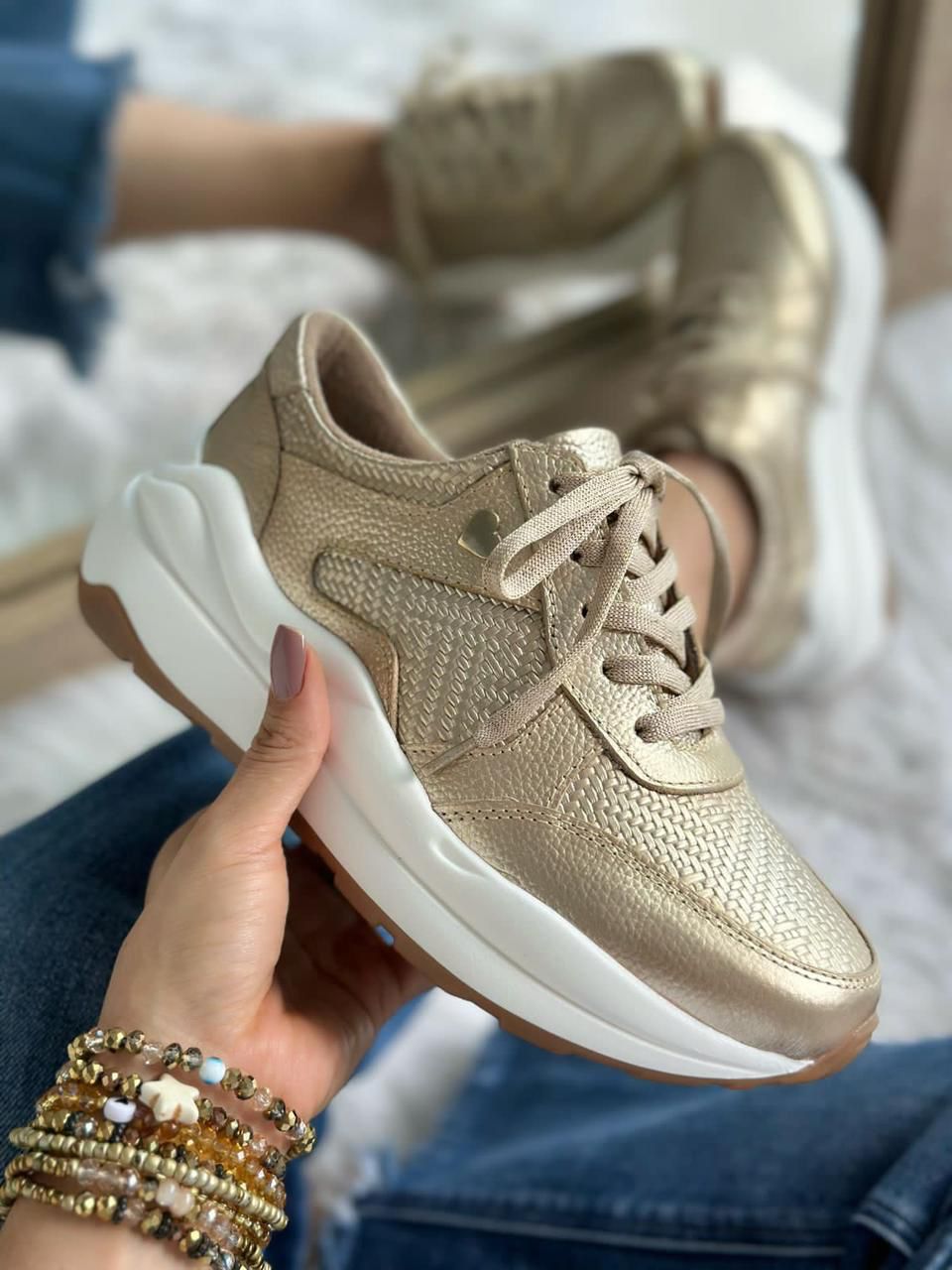 Sneakers Viena en cuero