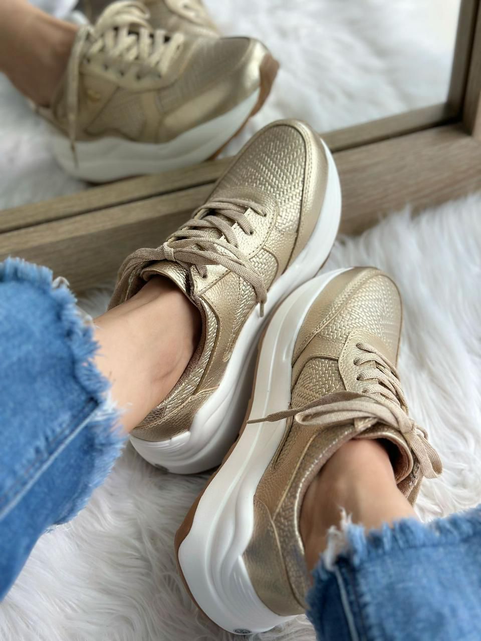 Sneakers Viena en cuero