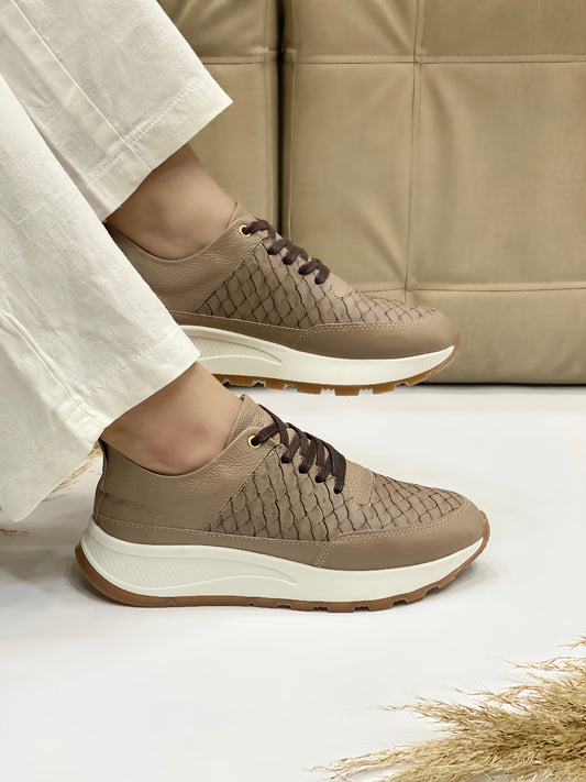 Sneakers Sirena en Cuero