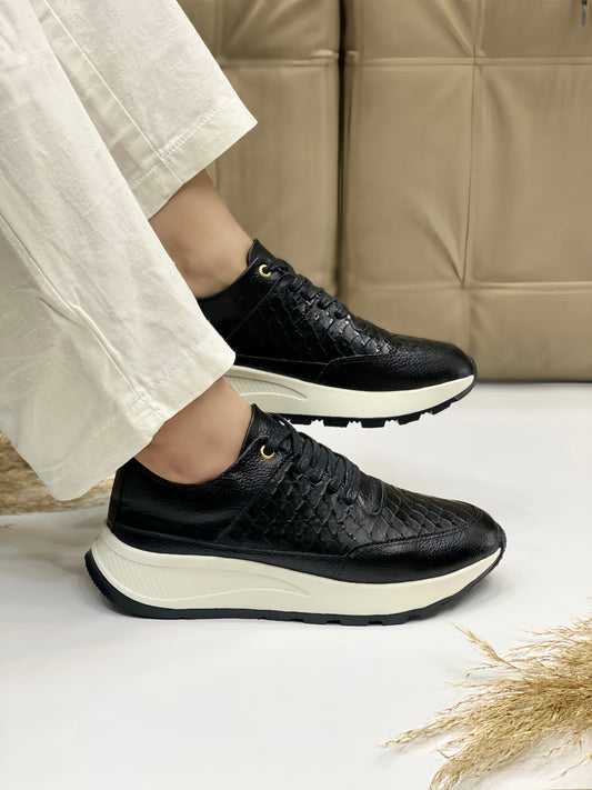Sneakers Sirena en Cuero