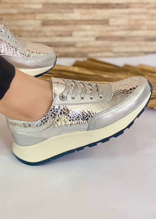 Sneakers Paris Plateado