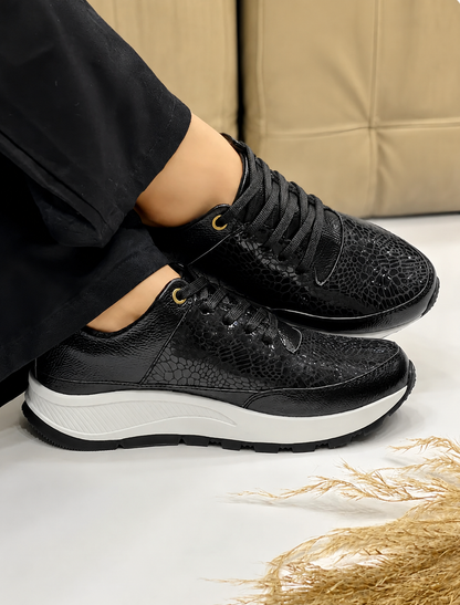 Sneakers Cuero Verona Negro