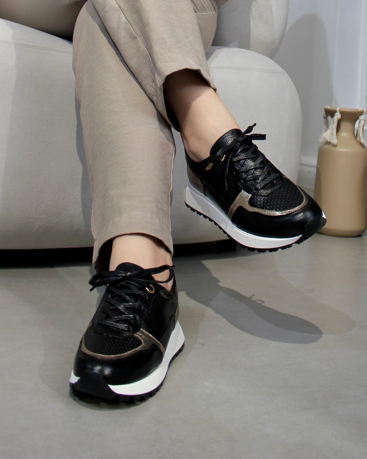 Sneakers Versalles en Cuero
