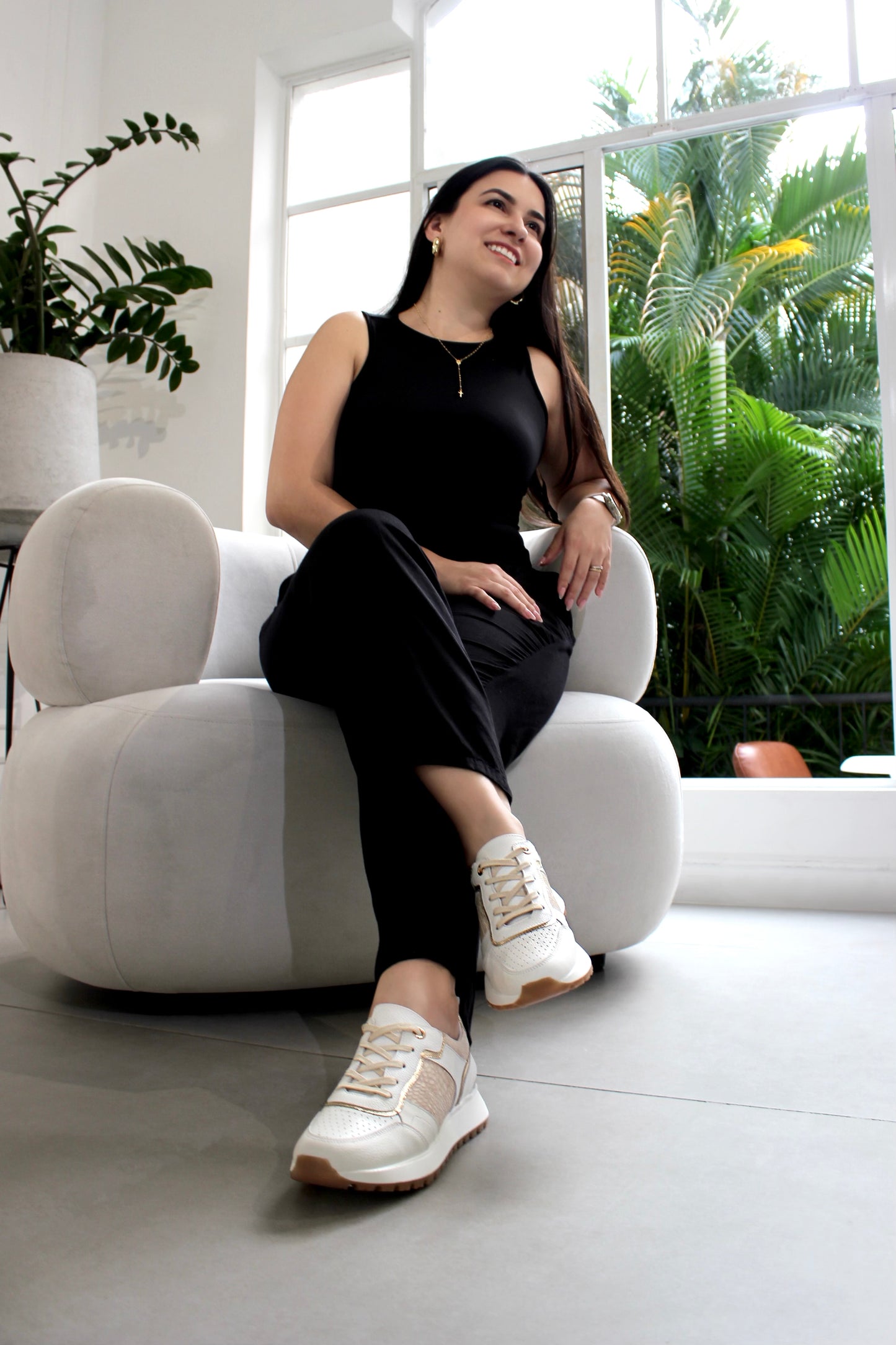 Sneakers Napoles en Cuero