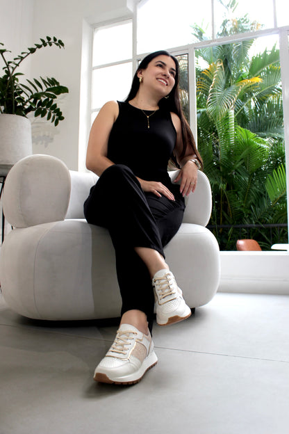 Sneakers Napoles en Cuero