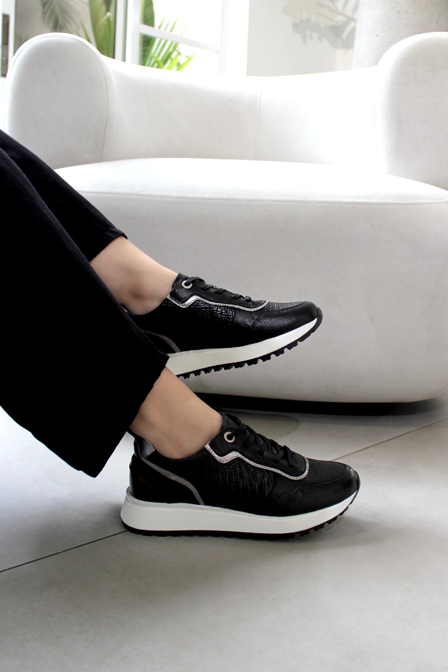 Sneakers Napoles en Cuero