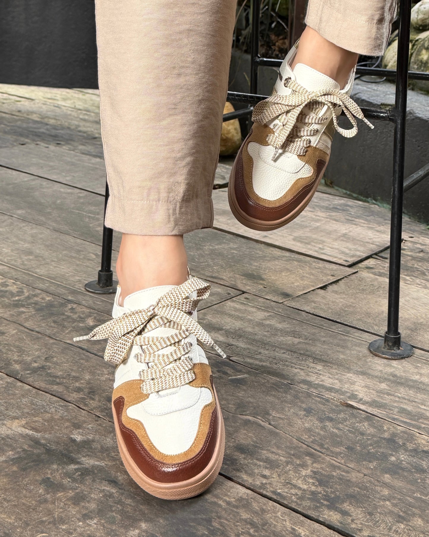 Sneakers Niza en Cuero
