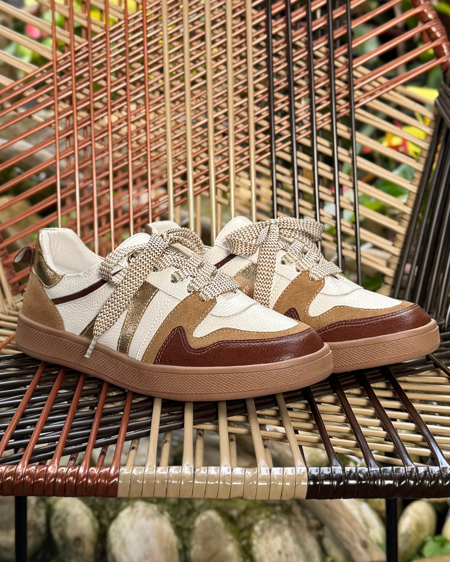 Sneakers Niza en Cuero