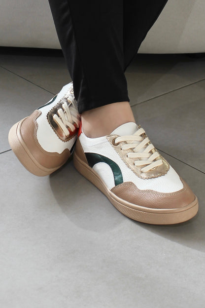 Sneakers Roma en Cuero.