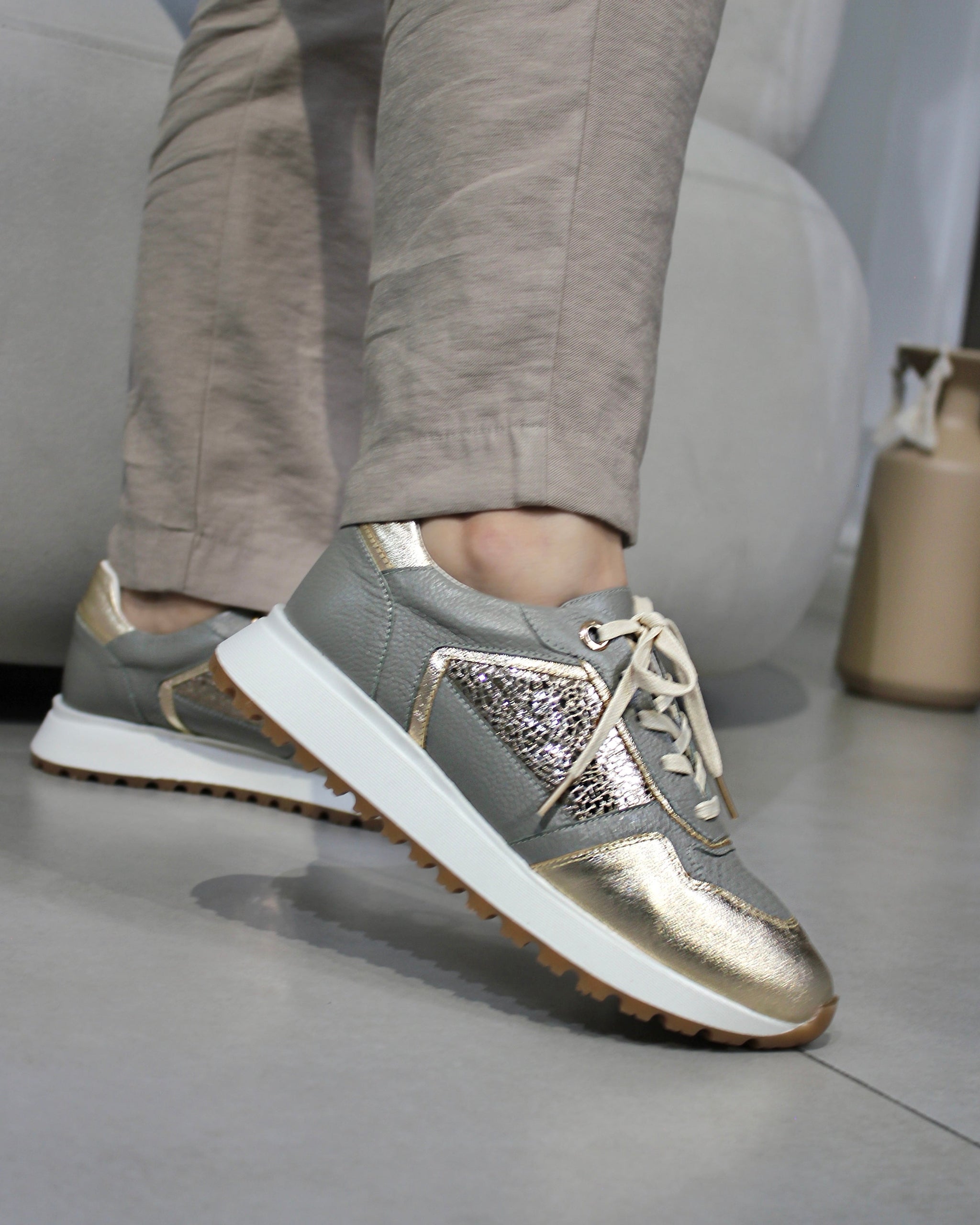 Sneakers Múnich en Cuero