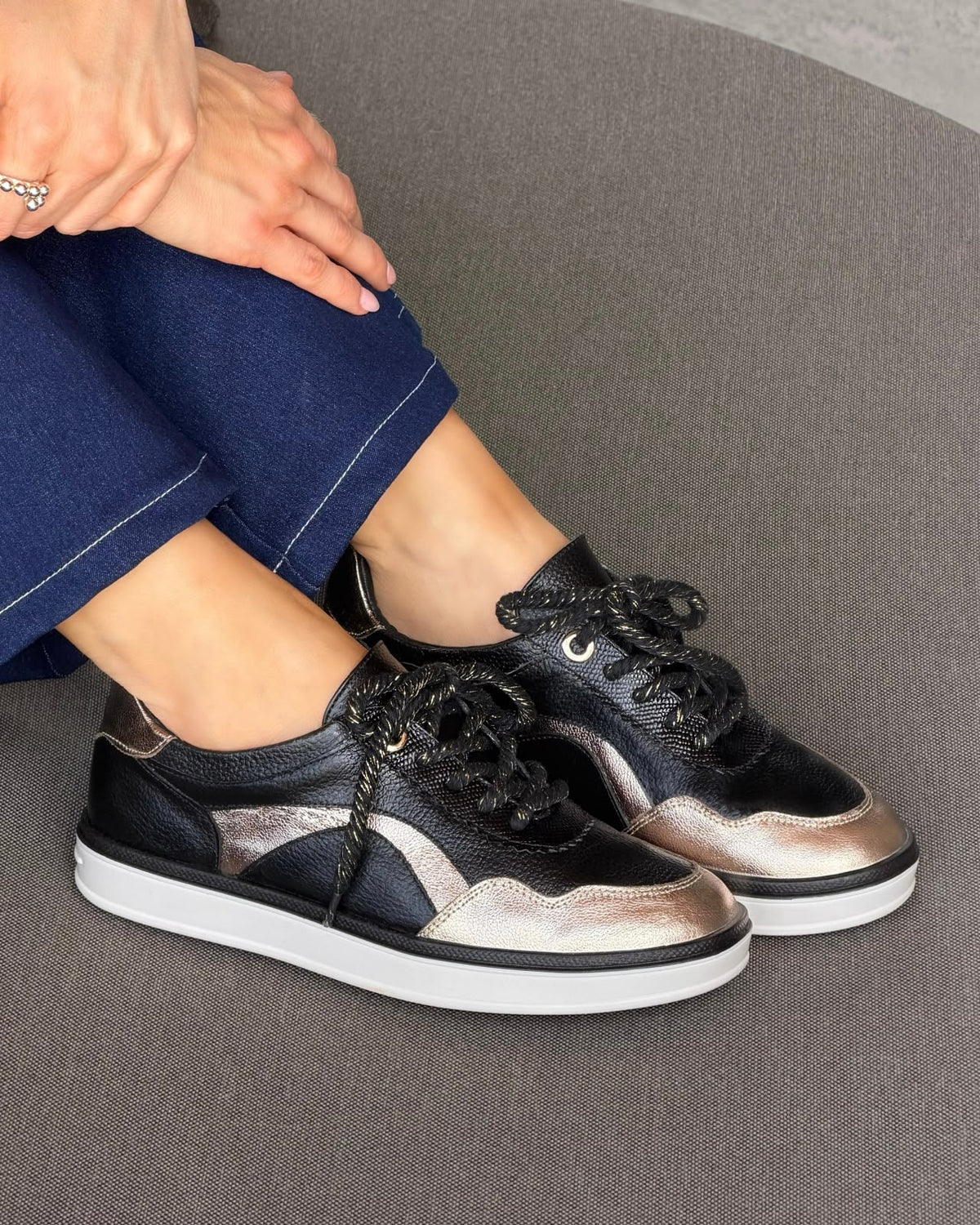 Sneakers Roma en Cuero