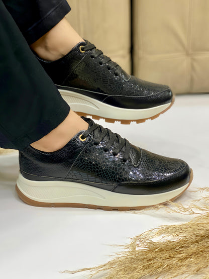 Sneakers Cuero Verona Negro