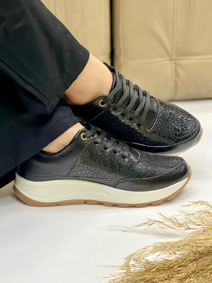 Sneakers Cuero Verona Negro